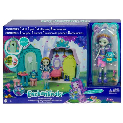 фото Игровой набор enchantimals домик пэттер павлины, gyn61
