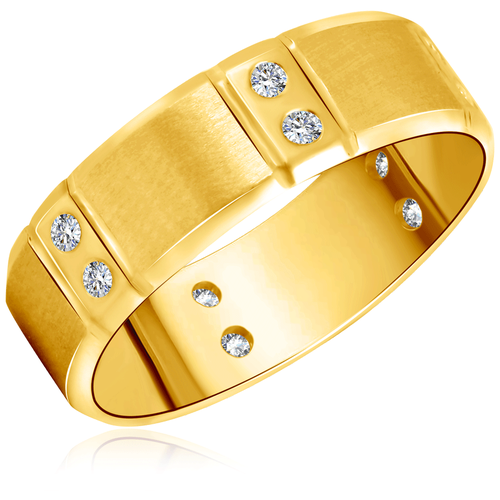 фото Бронницкий ювелир кольцо из желтого золота 55029618, размер 18.5