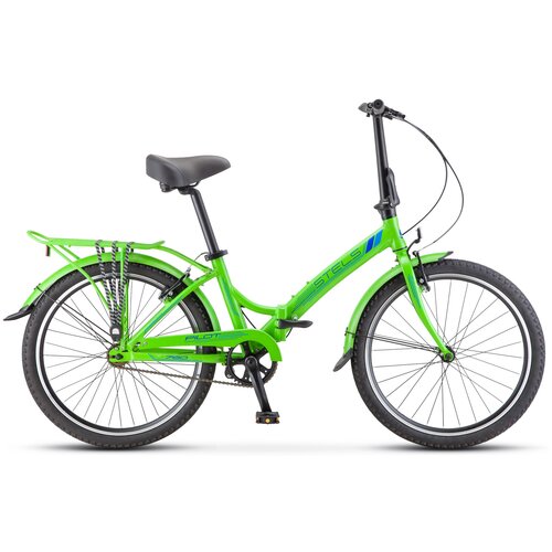 фото Городской велосипед stels pilot 760 24 v020 (2021) ярко-зеленый 14.5" (требует финальной сборки)