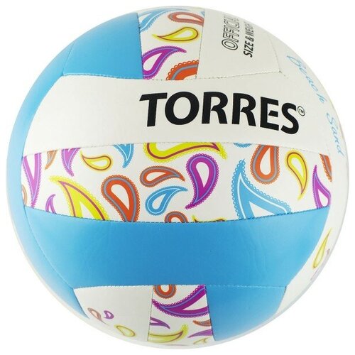 фото Мяч для пляжного волейбола torres beach sand blue арт.v32095b р.5