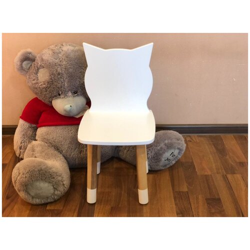 фото Детский стул "котик" детская мебель "панда"