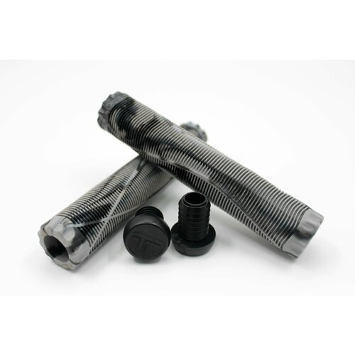 фото Грипсы tech team fish-170 с барендами grey/black techteam