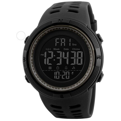 фото Часы skmei 1251 brown часы спортивные мужские, с секундомером, будильником, таймером, водонепроницаемые, скмей