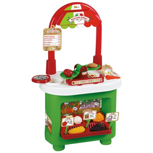 фото Супермаркет итальянский ресторан игровой детский набор с продуктами и аксессуарами, от 3 лет faro