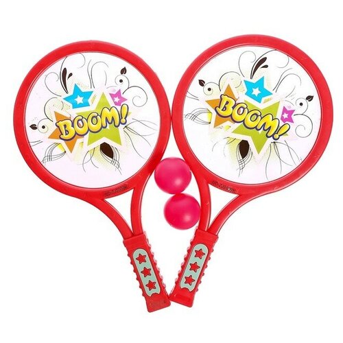 фото Набор для тенниса «бум!», 2 ракетки, 2 мяча, цвета микс newstory