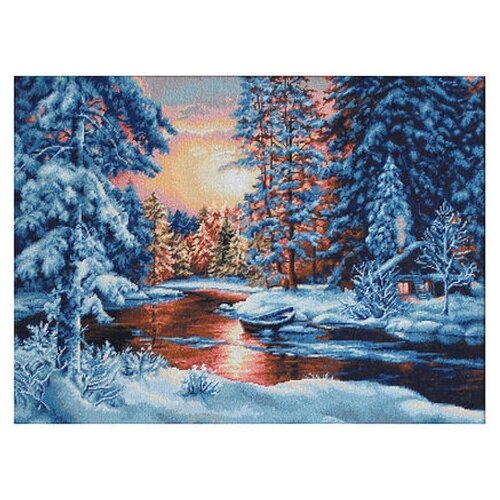 фото Набор для вышивания «зимний пейзаж», 51x36,5 см, luca-s