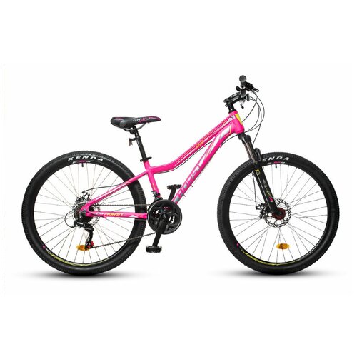 фото Велосипед horst rocket 26 (2021) розовый/серый/лимонный