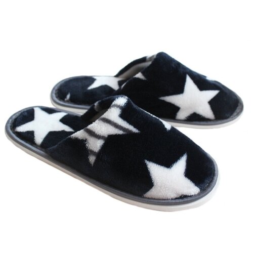 фото Тапочки ившуз с-6жвт-мр, синие звезды, размер 40-41 ivshoes