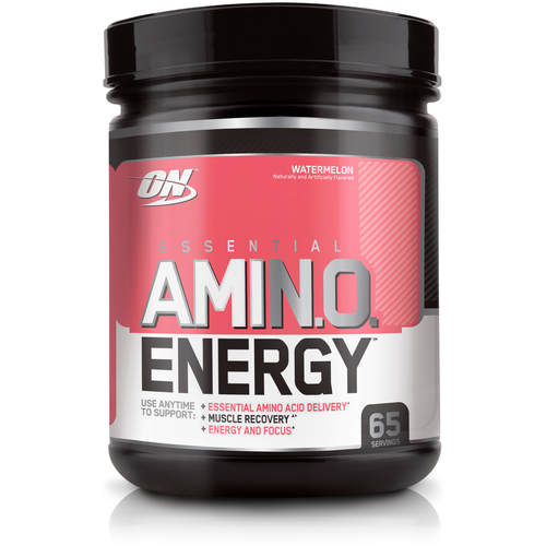 фото Bcaa optimum nutrition essential amino energy, арбуз, 585 гр.