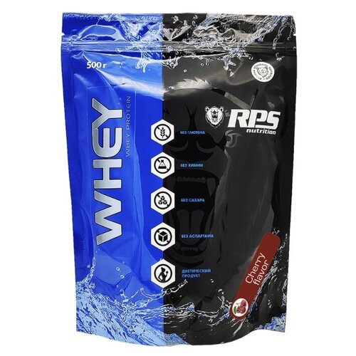 фото Протеин rps nutrition whey protein, 500 гр., вишня