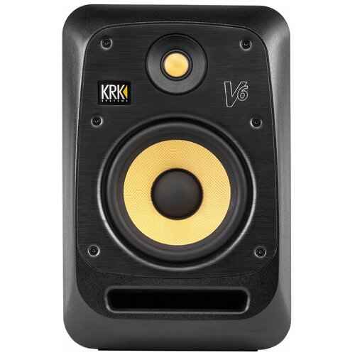 фото Krk v6s4 активный 2-полосный (bi-amp) 6-дюймовый студийный монитор, черный