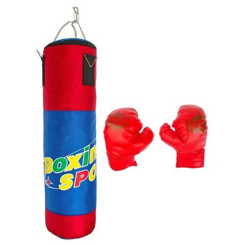 фото Набор для бокса "юный боксер": груша, 2 перчатки сима-ленд