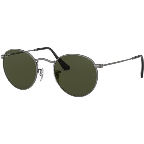 фото Солнцезащитные очки ray-ban, круглые, оправа: металл, складные, с защитой от уф, мультиколор