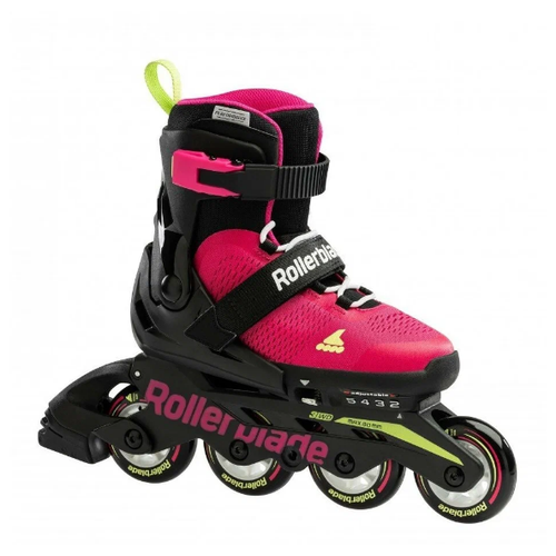 фото Роликовые коньки rollerblade microblade 2022, р. 33 – 36.5, pink/light green