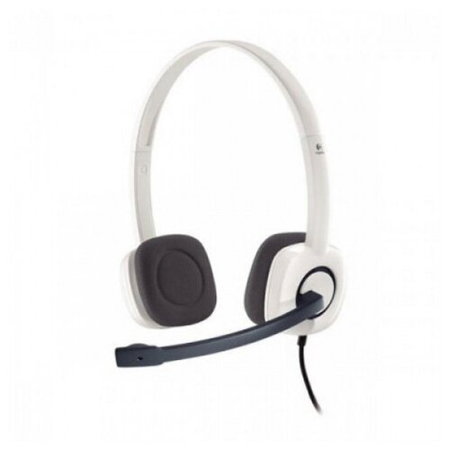 фото Наушники с микрофоном logitech stereo headset h150 white 981-000350