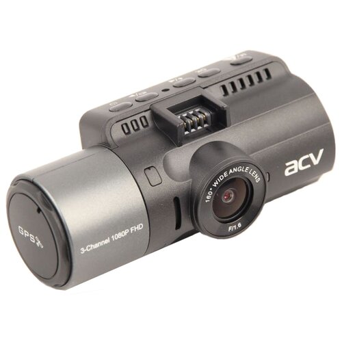 фото Видеорегистратор acv gq914 v2, 3 камеры, gps, черный