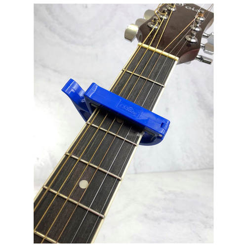 фото Каподастр для классической гитары, зажим для грифа (струн), капо для гитары синий alice