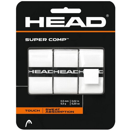 фото Намотка тонкая head super comp, цвет: белый