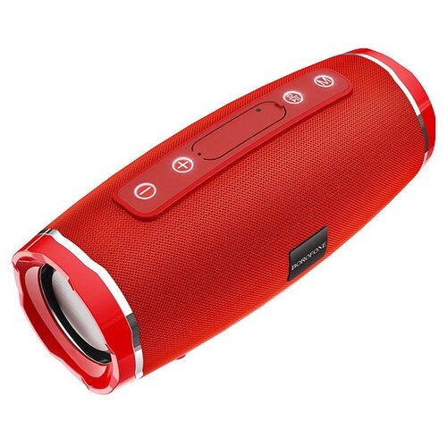 фото Портативная колонка borofone br3 bluetooth 5.0 microsd с микрофоном (красный)