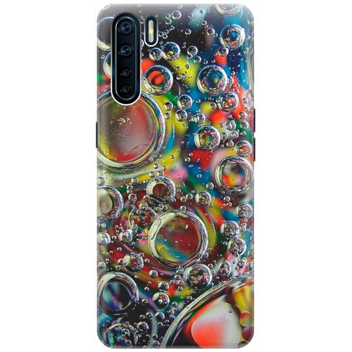 фото Ультратонкий силиконовый чехол-накладка для oppo a91 / reno3 с принтом "маленькие пузырьки" gosso