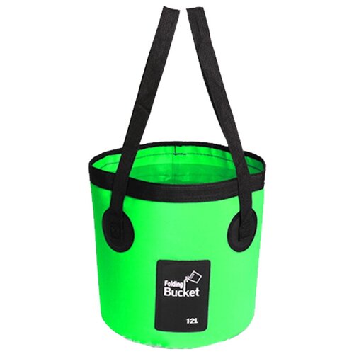 фото Водонепроницаемая складная сумка-ведро nuobi folding bucket (для дачи, похода, туризма) (черный (12л))