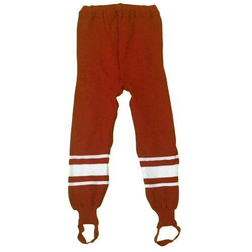 фото Спортивные брюки lecompro размер 104-110, красный/белый