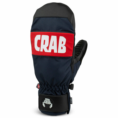 фото Варежки crab grab, размер m, белый, красный