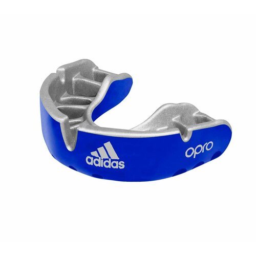 фото Adibp35 капа одночелюстная opro gold gen4 self-fit mouthguard синяя (размер senior) - adidas