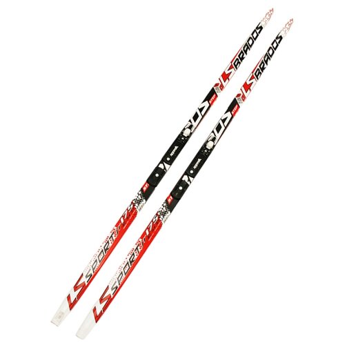 фото Лыжный комплект (лыжи, крепления) nnn 175 степ, brados ls sport 3d black/red stc