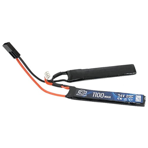 фото Аккумулятор lipo 7.4v 1100mah 20c нунчаки (bluemax)