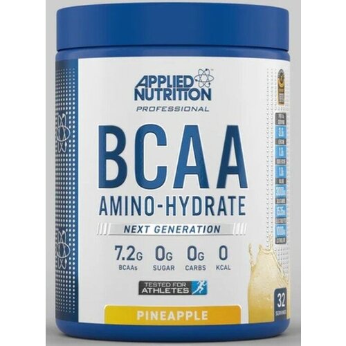 фото Аминокислоты applied nutrition bcaa amino-hydrate 450 гр (ананас)