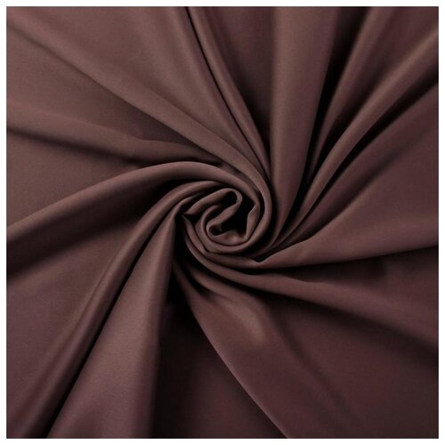 фото Штора портьерная ширина 200 см, высота 250 см, цвет шоколад этель
