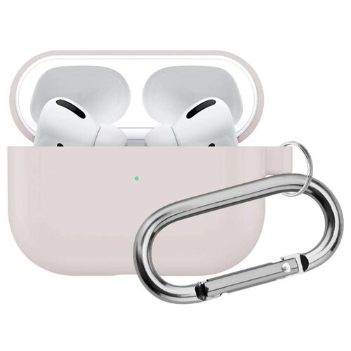 фото Чехол для apple airpods pro силиконовый innozone hang case - песочно-розовый (app-20c-mk-17)