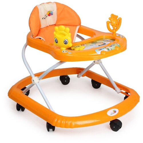 фото Ходунки, alis, солнышко с, 7 колес, музыкальные игрушки, колеса силикон , оранжевый