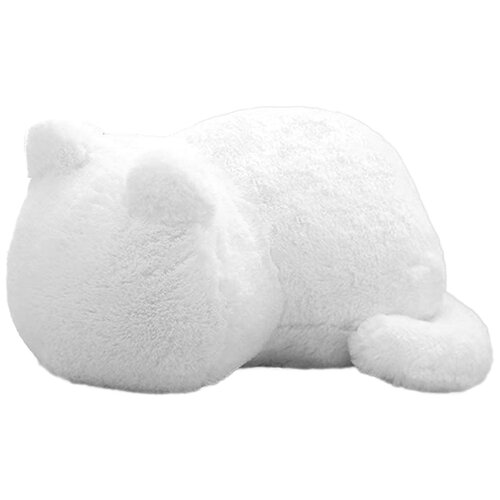 фото Мягкая игрушка подушка кот, белая, 33х24х18 см, baby fox bf-stoy-02