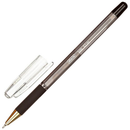 фото Ручка шариковая неавтоматическая attache goldy, 0,3мм, черн, масл, с манж 5 штук