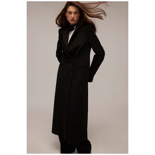 фото Удлиненное пальто-пиджак yuliawave (черный/s)