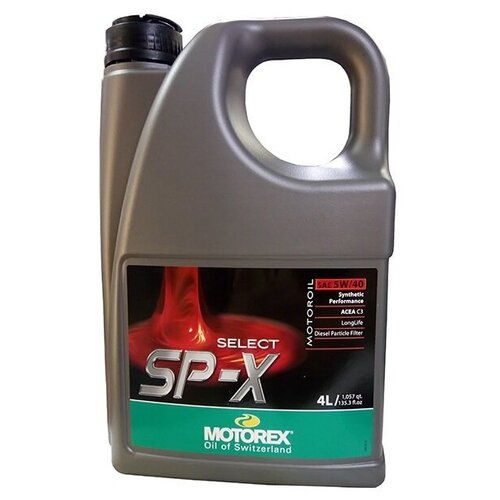 фото Синтетическое моторное масло motorex select sp-x 5w-40, 1 л