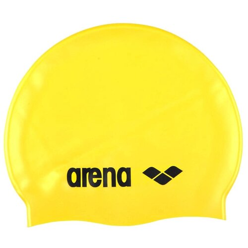 фото Шапочка для плавания arena classic silicone cap желтая