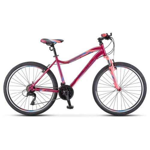 фото Велосипед stels miss 5000 v 26 v050 (2021) вишнёвый/розовый 18 ростовка