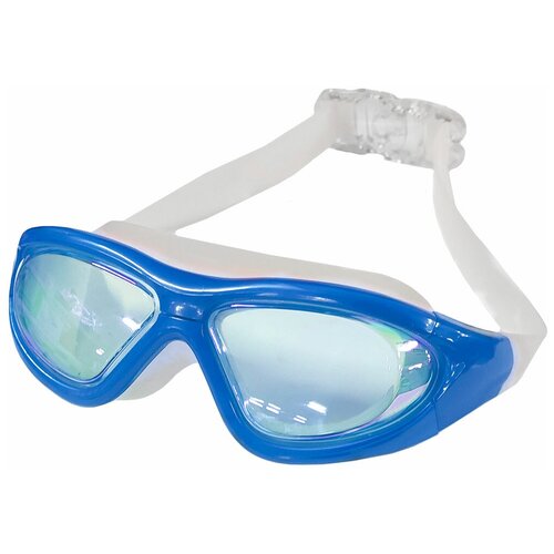 фото B31537-2 очки для плавания взрослые полу-маска (голубой) smart athletics