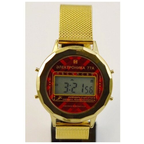 фото Наручные часы электроника наручные часы электроника 77нт №0919, золотой