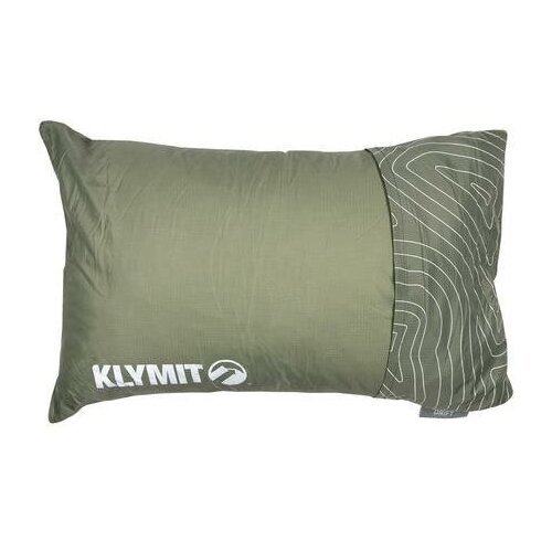 фото Подушка надувная klymit drift camp pillow regular (цвет: зеленая)