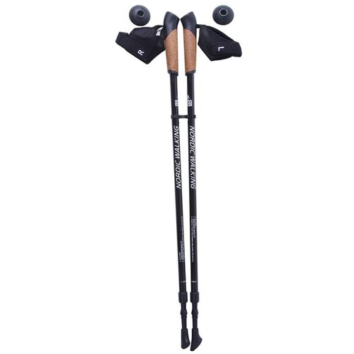 фото Телескопические палки для скандинавской ходьбы kaiser sport nordic walking black