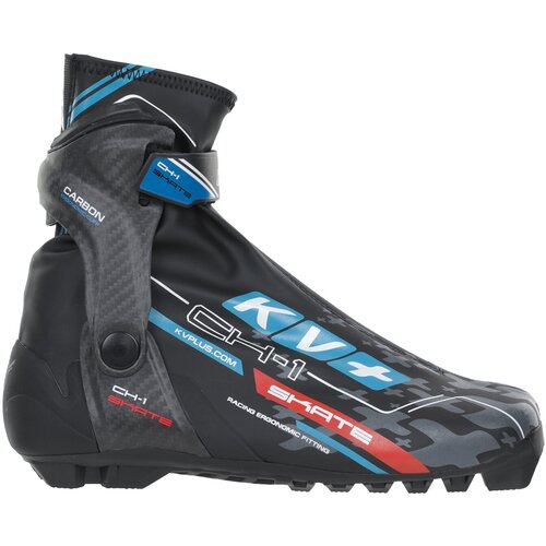фото Лыжные ботинки kv+ ch1 skate carbon 2022-2023 черный/голубой