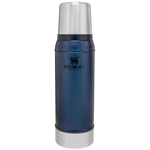 фото Классический термос stanley classic vacuum insulated bottle, 0.75 л, синий