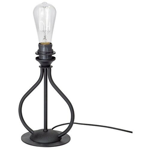 фото Лампа декоративная vitaluce v4434-1/1l, e27, 60 вт, цвет арматуры: черный