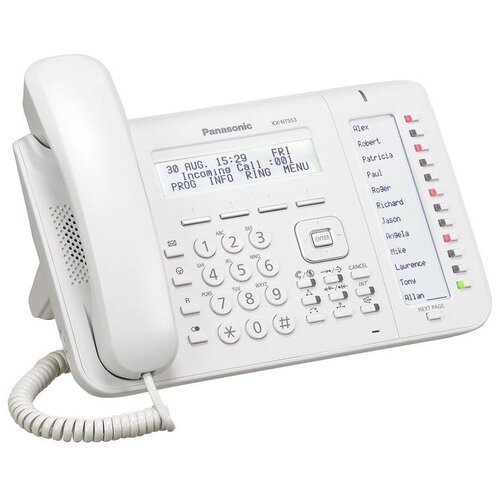 фото Voip-телефон panasonic kx-nt553 белый