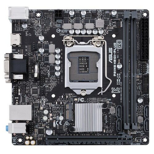 фото Материнская плата asus prime h310i-plus/csm h310 socket-1151v2 2xddr4, 4xsata3, 1хm.2, 1xpci-e16x, 2xusb3.1, d-sub, dvi-d, hdmi, glan, mini-itx