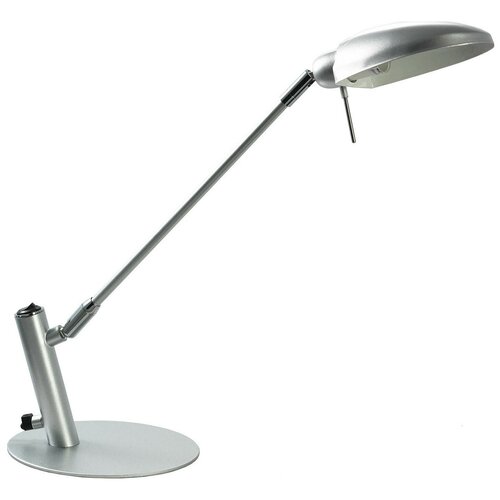 фото Лампа офисная lussole roma lst-4364-01, e14, 40 вт, цвет арматуры: серый, цвет плафона/абажура: серый